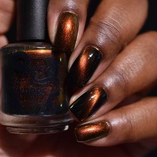 Image provided for Bee's Knees by a paid swatcher featuring the nail polish " Lease is Up "