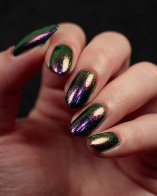 Image provided for Bee's Knees by a paid swatcher featuring the nail polish " Siren Song "