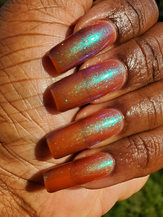 Image provided for Bee's Knees by a paid swatcher featuring the nail polish " To Teach Us About Our Past "