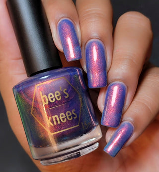 Image provided for Bee's Knees by a paid swatcher featuring the nail polish " Truth is Painful "