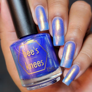 Image provided for Bee's Knees by a paid swatcher featuring the nail polish " Strength of Courage "