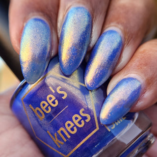 Image provided for Bee's Knees by a paid swatcher featuring the nail polish " Strength of Courage "