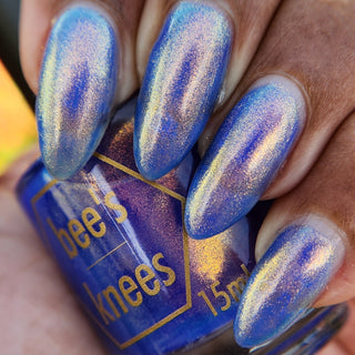 Image provided for Bee's Knees by a paid swatcher featuring the nail polish " Strength of Courage "