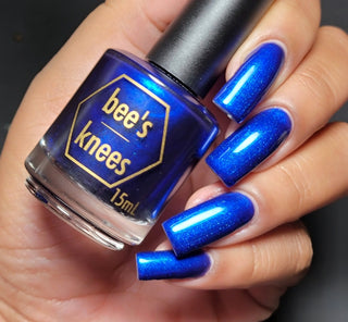 Image provided for Bee's Knees by a paid swatcher featuring the nail polish " Immortality "