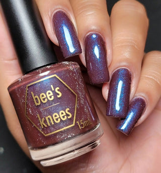 Image provided for Bee's Knees by a paid swatcher featuring the nail polish " Daydreams "