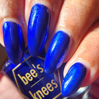 Image provided for Bee's Knees by a paid swatcher featuring the nail polish " Immortality "