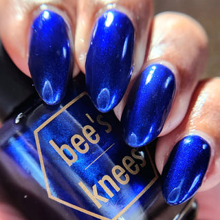 Image provided for Bee's Knees by a paid swatcher featuring the nail polish " Immortality "