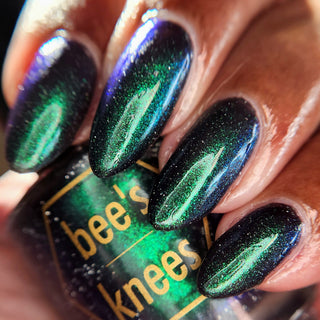 Image provided for Bee's Knees by a paid swatcher featuring the nail polish " Clarity "