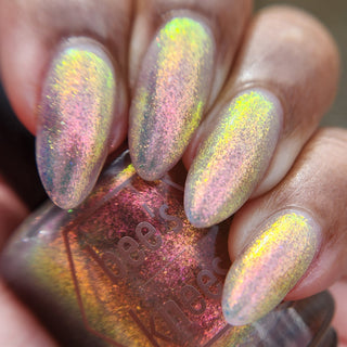 Image provided for Bee's Knees by a paid swatcher featuring the nail polish " Bewitched "