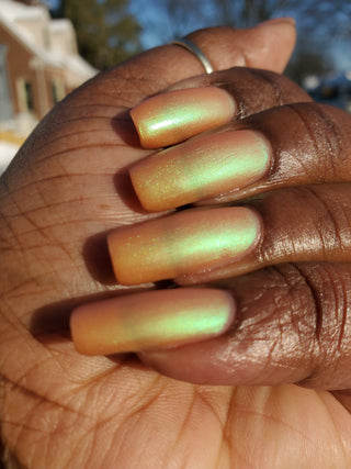 Image provided for Bee's Knees by a paid swatcher featuring the nail polish " Majora "