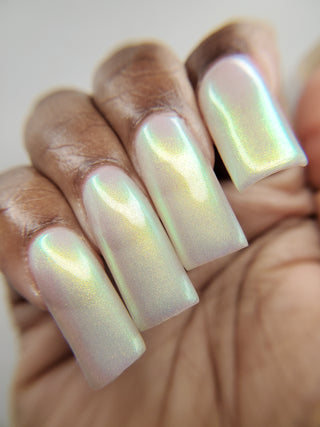 Image provided for Bee's Knees by a paid swatcher featuring the nail polish " The Demon Realm "