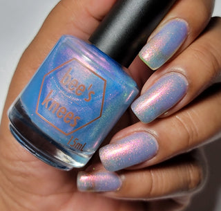 Image provided for Bee's Knees by a paid swatcher featuring the nail polish " They Would Know My Name One Day "