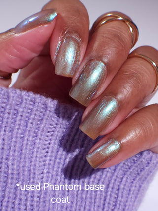 Image provided for Bee's Knees by a paid swatcher featuring the nail polish " Torrent "
