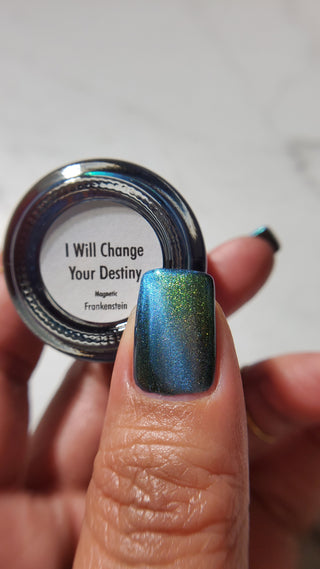 Image provided for Bee's Knees by a paid swatcher featuring the nail polish " I Will Change Your Destiny "