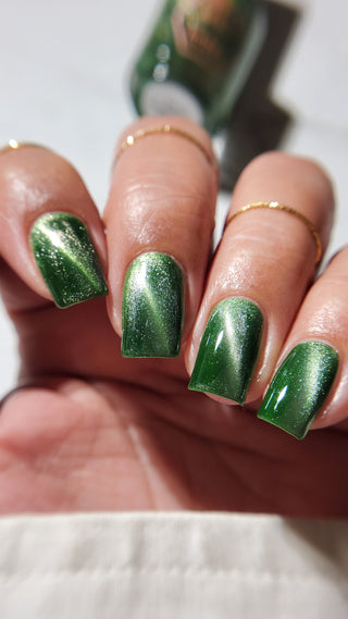 Image provided for Bee's Knees by a paid swatcher featuring the nail polish " Believing Something does not Make it True "
