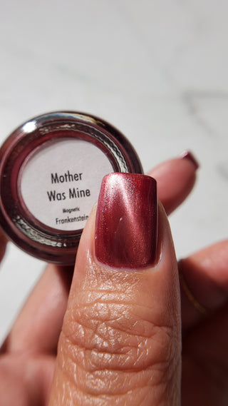 Image provided for Bee's Knees by a paid swatcher featuring the nail polish " Mother was Mine "