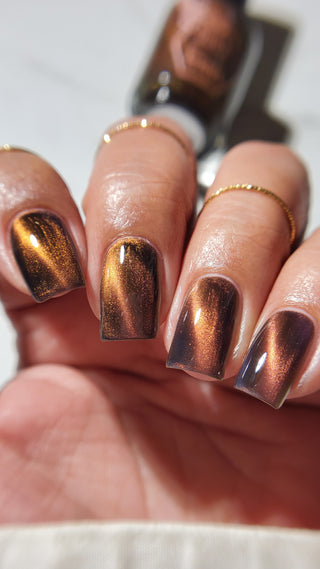 Image provided for Bee's Knees by a paid swatcher featuring the nail polish " That Word Means Everything to Him "