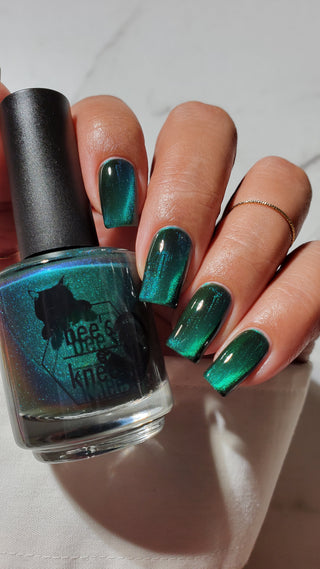 Image provided for Bee's Knees by a paid swatcher featuring the nail polish " This is Arkany "