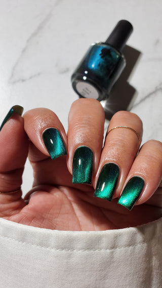 Image provided for Bee's Knees by a paid swatcher featuring the nail polish " This is Arkany "
