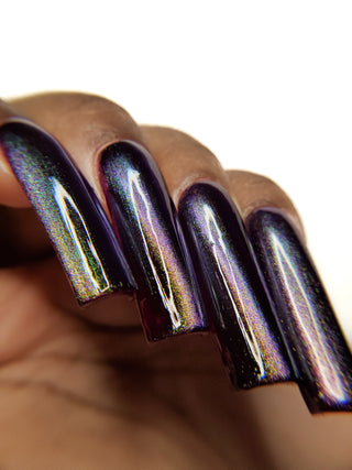 Image provided for Bee's Knees by a paid swatcher featuring the nail polish " Godstouched "