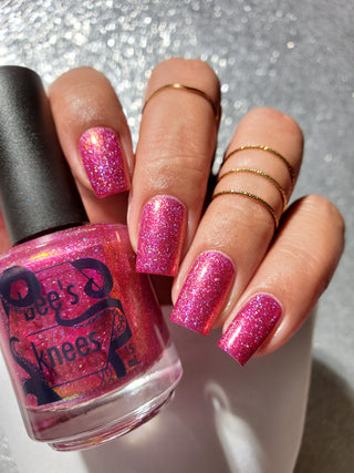 Image provided for Bee's Knees by a paid swatcher featuring the nail polish " Ma Fille "