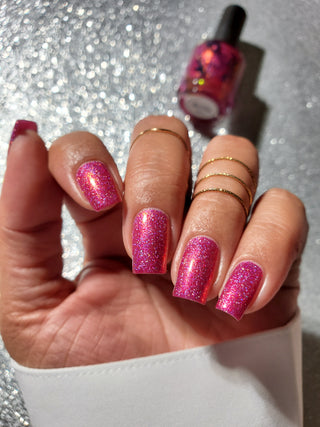Image provided for Bee's Knees by a paid swatcher featuring the nail polish " Ma Fille "