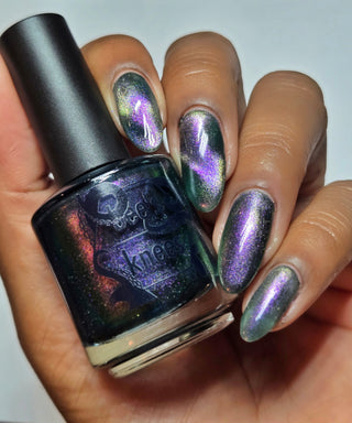 Image provided for Bee's Knees by a paid swatcher featuring the nail polish " That's Our Girl "