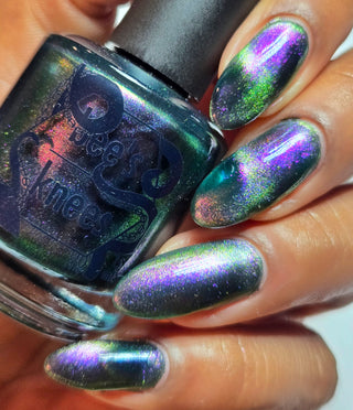 Image provided for Bee's Knees by a paid swatcher featuring the nail polish " That's Our Girl "