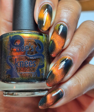 Image provided for Bee's Knees by a paid swatcher featuring the nail polish " Lease is Up "