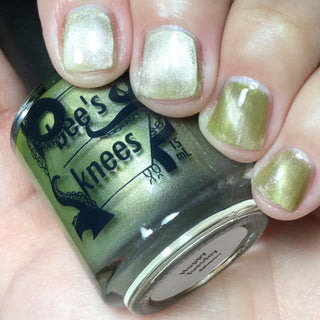 Image provided for Bee's Knees by a paid swatcher featuring the nail polish " Happy Tuesday "