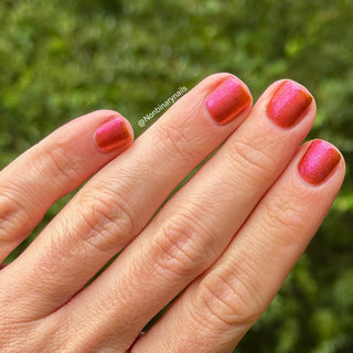 Image provided for Bee's Knees by a paid swatcher featuring the nail polish " It Would Always be Enough "