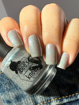 Image provided for Bee's Knees by a paid swatcher featuring the nail polish " The Source "