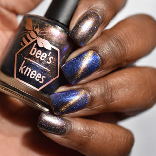 Image provided for Bee's Knees by a paid swatcher featuring the nail polish " It Doesn't Know Any Better, But You Do "