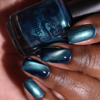 Image provided for Bee's Knees by a paid swatcher featuring the nail polish " I'm Tired of Starving "