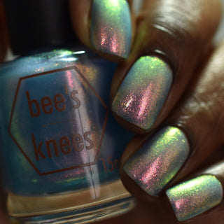 Image provided for Bee's Knees by a paid swatcher featuring the nail polish " They Would Know My Name One Day "
