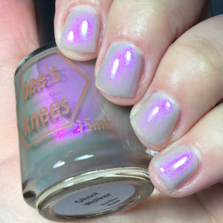 Image provided for Bee's Knees by a paid swatcher featuring the nail polish " Ghost Walker "