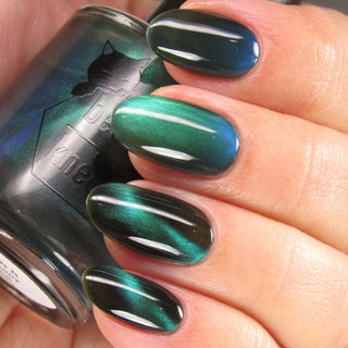 Image provided for Bee's Knees by a paid swatcher featuring the nail polish " This is Arkany "