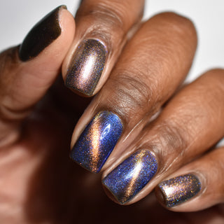 Image provided for Bee's Knees by a paid swatcher featuring the nail polish " It Doesn't Know Any Better, But You Do "