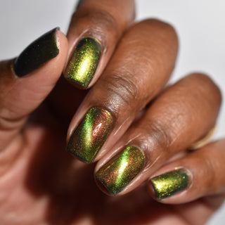 Image provided for Bee's Knees by a paid swatcher featuring the nail polish " Please Always Helps "