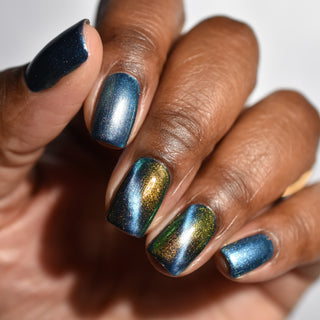 Image provided for Bee's Knees by a paid swatcher featuring the nail polish " I Will Change Your Destiny "