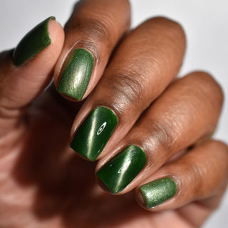 Image provided for Bee's Knees by a paid swatcher featuring the nail polish " Believing Something does not Make it True "