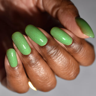 Image provided for Bee's Knees by a paid swatcher featuring the nail polish " I Really Liked Pudding "