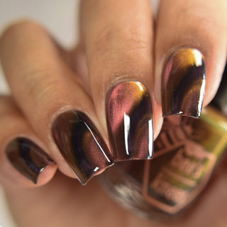 Image provided for Bee's Knees by a paid swatcher featuring the nail polish " That Word Means Everything to Him "