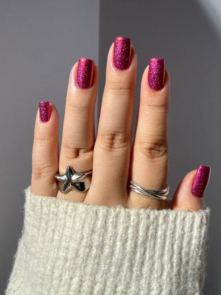 Image provided for Bee's Knees by a paid swatcher featuring the nail polish " Ma Fille "