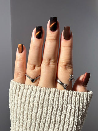 Image provided for Bee's Knees by a paid swatcher featuring the nail polish " That Word Means Everything to Him "