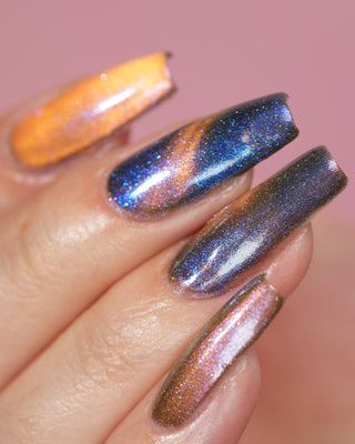 Image provided for Bee's Knees by a paid swatcher featuring the nail polish " Tether "