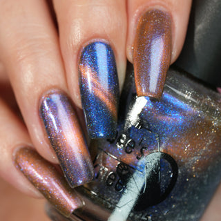 Image provided for Bee's Knees by a paid swatcher featuring the nail polish " Tether "