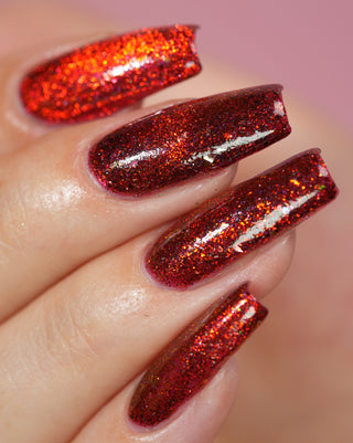 Image provided for Bee's Knees by a paid swatcher featuring the nail polish " Chained to the Desk "