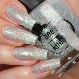 Image provided for Bee's Knees by a paid swatcher featuring the nail polish " The Source "