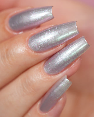 Image provided for Bee's Knees by a paid swatcher featuring the nail polish " My Little Miscreant "